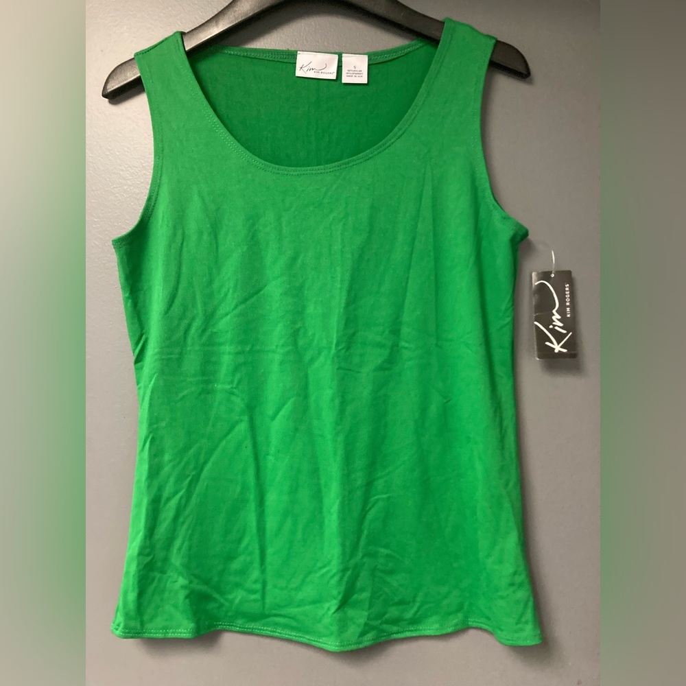 💛TODAY***$10***Kim Rogers true tennis green tank. 90% nylon, 10% spandex.